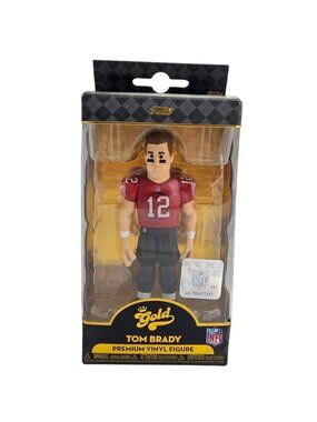Funko Gold Tom Brady NFL Premium Vinyl Figure Buccaneers Uniform Collectible